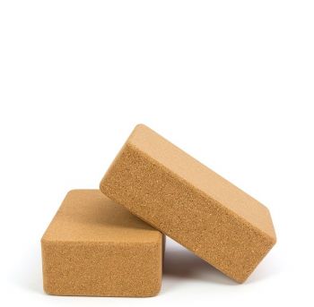 Cork yoga block