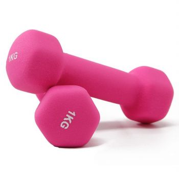 Fitness Ladies Exercise Rubber Hex Dumbbell Portable Dumbbell For Adjustable