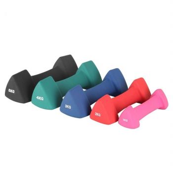 Gym Basic Equipment Triangle Shape Plastic Dip Dumbbell