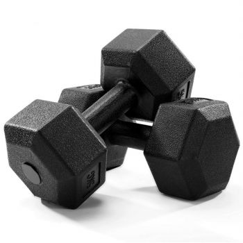 Weight Lifting Cement Environmental Hex Head Dumbbell