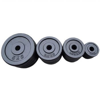 Baking paint barbell disc