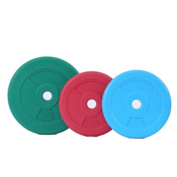Rubber barbell
