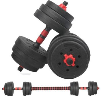 Cement Dumbbell Set